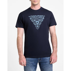 Product GUESS SS CN FLOWER EMBRO TEE MEN'S T-SHIRT base image