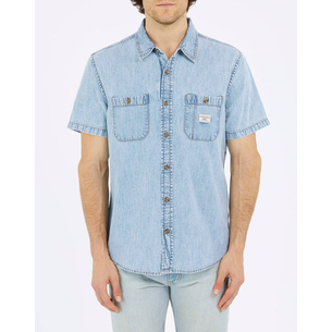 Product GUESS JEANS GJ REGULAR SS DENIM - ECO ORG CO 7074 RG INDIGO ΠΟΥΚΑΜΙΣΟ ΑΝΔΡΙΚΟ base image