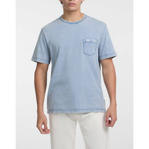 Product GUESS JEANS GJ SS CN REG PKT TEE - ORGANIC INDIGO COTTON 100 180 ΜΠΛΟΥΖΑ ΑΝΔΡΙΚΟ base image
