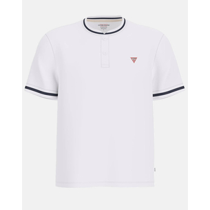 Product GUESS JEANS GJ SS CN REG  HENLEY - ORGANIC CO SLUB JERSEY ΜΠΛΟΥΖΑ ΑΝΔΡΙΚΟ base image