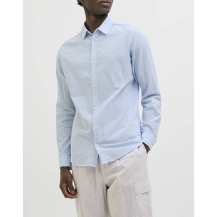 Product JACK&JONES JJEBREEZE LINEN BLEND SHIRT LS SN base image
