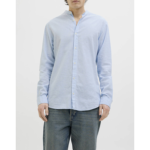 Product JACK&JONES JJEBREEZE LINEN BLEND BAND SHIRT LS SN base image