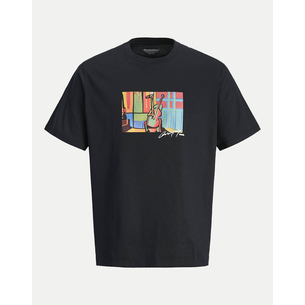 Product JACK&JONES JORMANCHESTER CUBISM  FRONT TEE SS CN base image