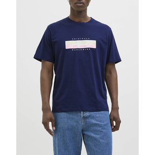 Product JACK&JONES JORFREDERIKSBERG BOX SCRIPT TEE SS CN LN base image