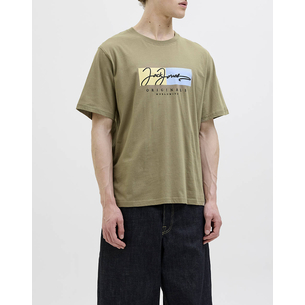 Product JACK&JONES JORFREDERIKSBERG BOX SCRIPT TEE SS CN LN base image