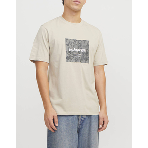 Product JACK&JONES JCOTARMAC CAMO FRONT TEE SS CREW NECK LN base image