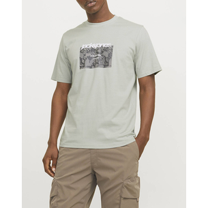 Product JACK&JONES JCOTARMAC CAMO FRONT TEE SS CREW NECK LN base image