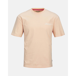 Product JACK&JONES JJBEAU TEE SS FRONTPRINT CREW NECK LN base image