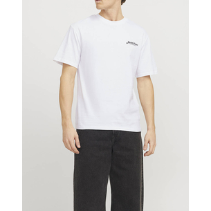Product JACK&JONES JJBEAU TEE SS FRONTPRINT CREW NECK LN base image