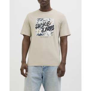 Product JACK&JONES JJHAWAII SHAPE TEE SS CREW NECK LN base image
