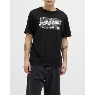 Product JACK&JONES JJHAWAII SHAPE TEE SS CREW NECK LN base image