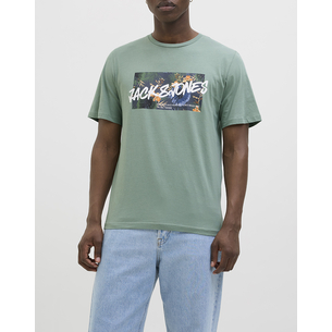 Product JACK&JONES JJHAWAII SHAPE TEE SS CREW NECK LN base image