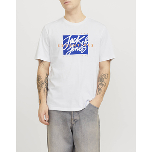 Product JACK&JONES JJCOLTON TEE SS CREW NECK LN base image