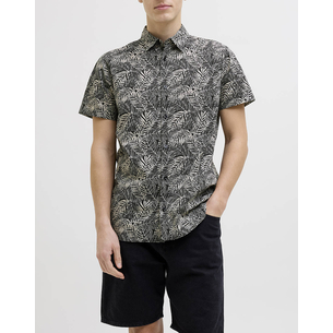 Product JJREBEL JREBVERDANT POPLIN SHIRT SS base image