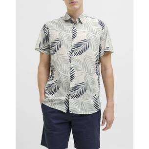 Product JJREBEL JREBVERDANT POPLIN SHIRT SS base image