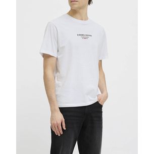 Product JJ REBEL JREBJEANS REBEL PRINT TEE SS O-NECK SN base image