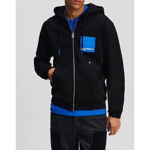 Product KARL LAGERFELD KLJ REG BOX LOGO ZIP HOODIE base image