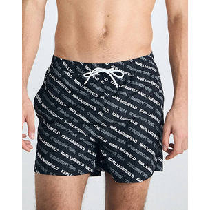 Product KARL LAGERFELD DIAGONAL AOP SHORT BOARDSHORTS base image