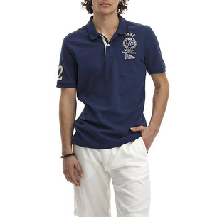 Product LA MARTINA MEN'S POLO SHIRT SEMI PIQUET STRETCH base image