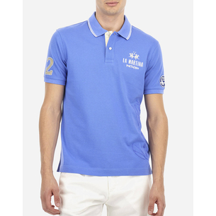 Product LA MARTINA POLO SHIRT SS MAN POLO SEMI 30/1 COTTON PIQU base image