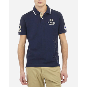 Product LA MARTINA POLO SHIRT SS MAN POLO SEMI 30/1 COTTON PIQU base image