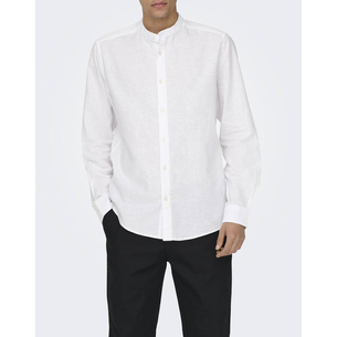 Product ONLY&SONS ONSCAIDEN LIFE LS SOLID LINEN MAO NOOS base image