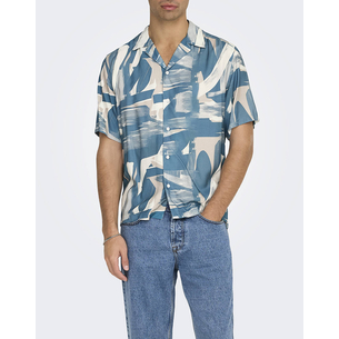 Product ONLY&SONS ONSDASH LIFE REG DIG AOP SS RESORT SHIRT base image