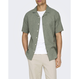 Product ONLY&SONS ONSCAIDEN LIFE SS SOLID RESORT LINENNOOS base image