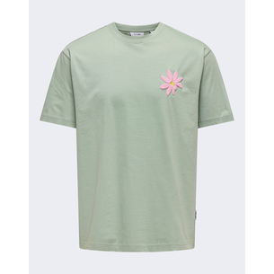 Product ONLY&SONS ONSFLORA COL PRINT RLX SS TEE base image