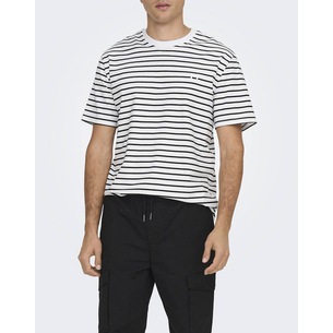 Product ONLY&SONS ONSHENRY REG STRIPE SS TEE NOOS base image
