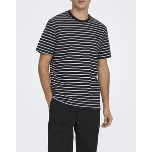 Product ONLY&SONS ONSHENRY REG STRIPE SS TEE NOOS base image