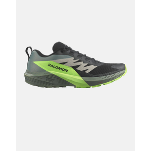 Product SALOMON  TRAIL RUNNING - SENSE SENSE RIDE 5 BLACK / LAUREL WREATH / GREEN GECKO ΠΑΠΟΥΤΣΙ ΑΝΔΡΙΚΟ base image