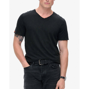Product SUPERDRY D3 STUD RAW EDGE SLUB V T SHIRT MEN base image
