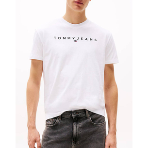 Product TOMMY JEANS TJM REG LINEAR LOGO TEE EXT base image