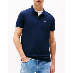 Product TOMMY JEANS TJM SLIM PLACKET POLO EXT base image