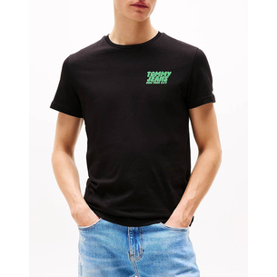 Product TOMMY JEANS TJM SLIM BUBBLE PRINT SS TEE EXT base image