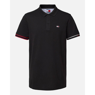 Product TOMMY JEANS TJM SLIM FLAG CUFF POLO EXT base image