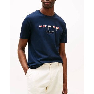 Product TOMMY HILFIGER HILFIGER MULTI FLAGS TEE base image