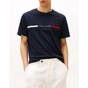 Product TOMMY HILFIGER HILFIGER CHEST INSERT TEE base image