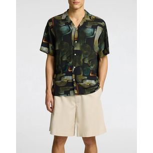 Product SELECTED SLHRELAX-VERO SHIRT SS AOP base image