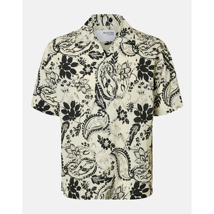 Product SELECTED SLHRLXAIR MIX SS SHIRT base image