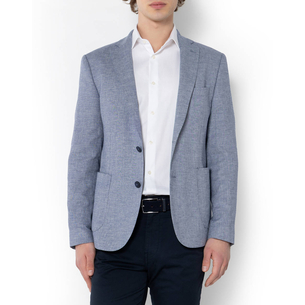 Product THE BOSTONIANS COTTON LINEN REGULAR FIT JACKET base image