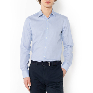 Product THE BOSTONIANS  ΠΟΥΚΑΜΙΣΟ CHARLES ΠΟΠΛΙΝΑ SLIM FIT base image