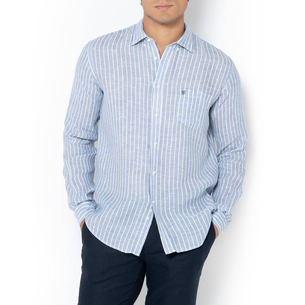 Product THE BOSTONIANS  ΠΟΥΚΑΜΙΣΟ ACORN ΛΙΝΟ REGULAR FIT Stripe LINEN Button-down Regular Fit base image