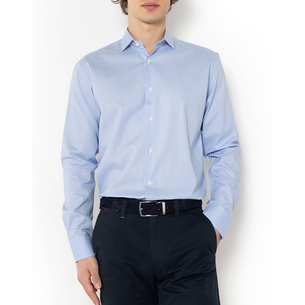 Product THE BOSTONIANS  ΠΟΥΚΑΜΙΣΟ ACORN ΠΟΠΛΙΝΑ CUSTOM FIT Stripe POPLIN Semi-rex Custom FIT base image