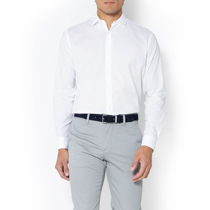 Product THE BOSTONIANS  ΠΟΥΚΑΜΙΣΟ ACORN ΠΟΠΛΙΝΑ CUSTOM FIT Stripe POPLIN Semi-rex Custom FIT base image