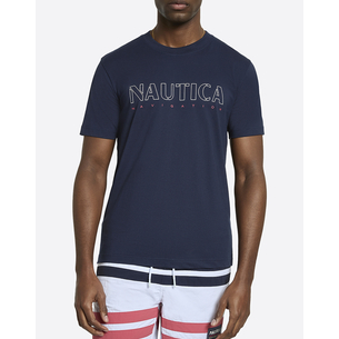 Product NAUTICA ΜΠΛΟΥΖΑ T-SHIRT ΚΜ Cook B&T T-Shirt base image