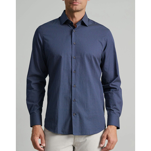 Product NAVY&GREEN FIT LINE SHIRT base image