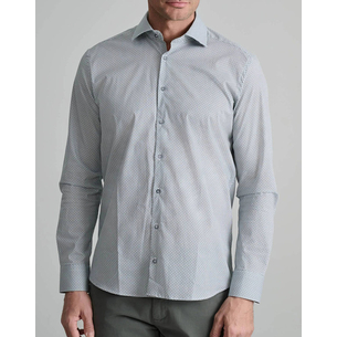 Product NAVY&GREEN FIT LINE SHIRT base image