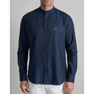 Product NAVY&GREEN MAO SHIRT COMFORT FIT base image